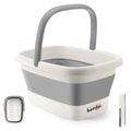 Collapsible Foot Bath Basin for Soaking Feet, Foot Soak Tub-Gery
