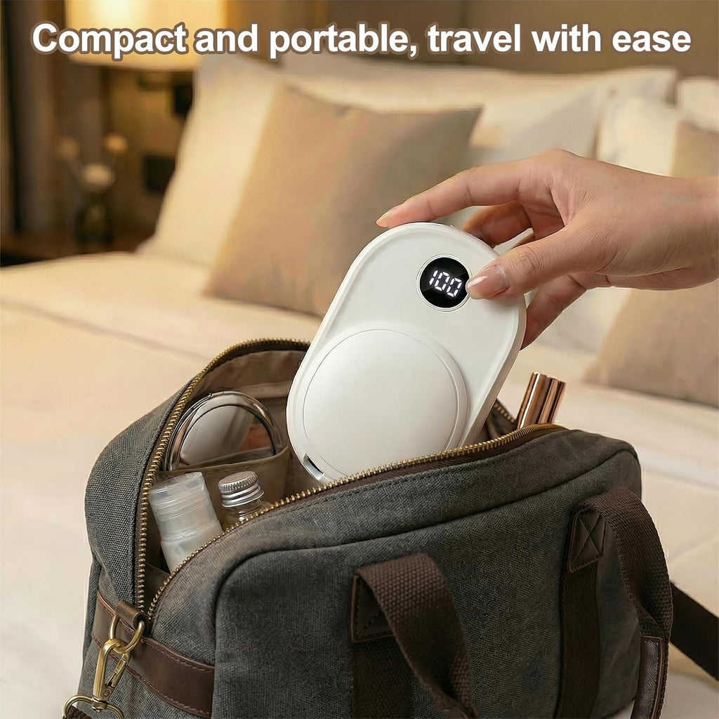 UV Toothbrush Sanitizer Holder Wall Mounted for Bathroom, Travel Toothbrush Case Design, Electric Toothbrush Holder with UVA+UVC Light & Fan Drying, USB Rechargeable Toothbrush Cleaner
