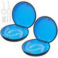 2 Pack Retainer Case, Aligner Case Compatible with Invisalign