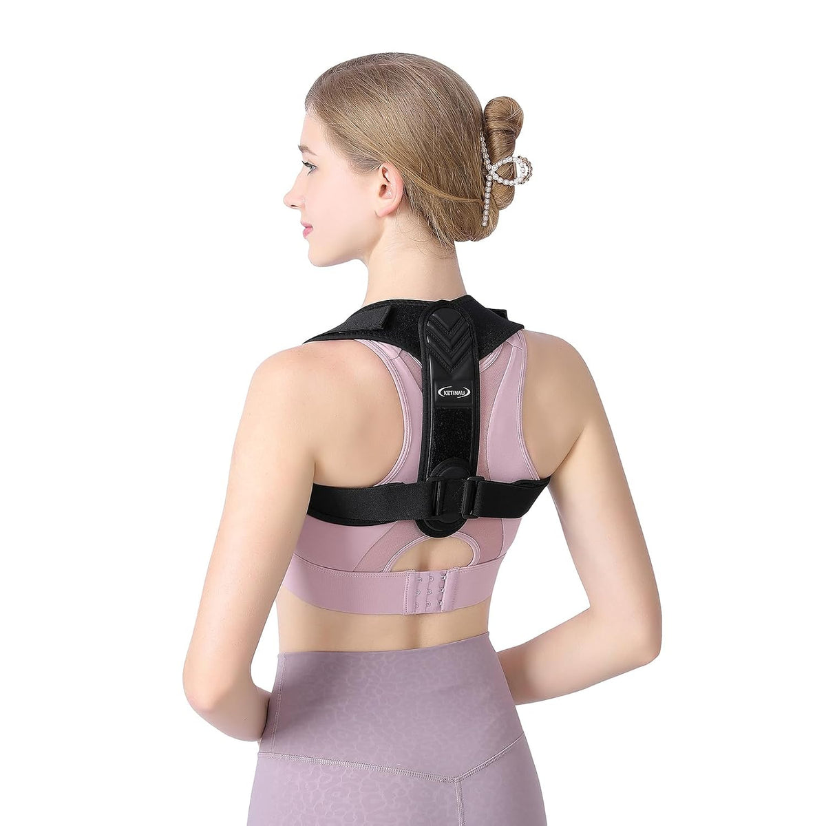 Posture Corrector for Women and Men, Back Brace Adjustable Upper Posture Support, Back Support, Comfortable Back Straightener Support for Clavicle Support, and Providing Pain Relief from Neck