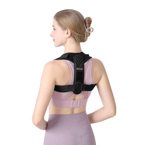Posture Corrector for Women and Men, Back Brace Adjustable Upper Posture Support, Back Support, Comfortable Back Straightener Support for Clavicle Support, and Providing Pain Relief from Neck