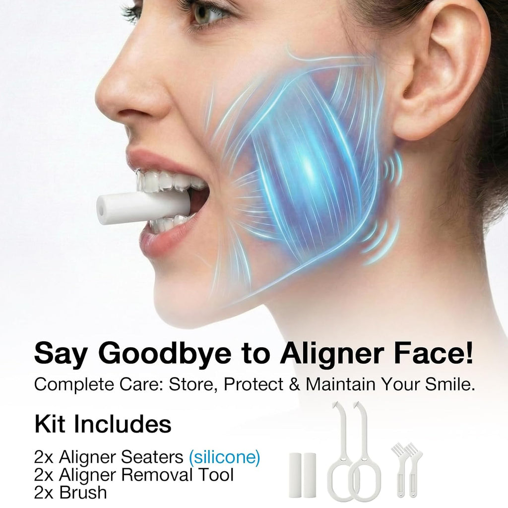 2 Pack Retainer Case, Aligner Case Compatible with Invisalign