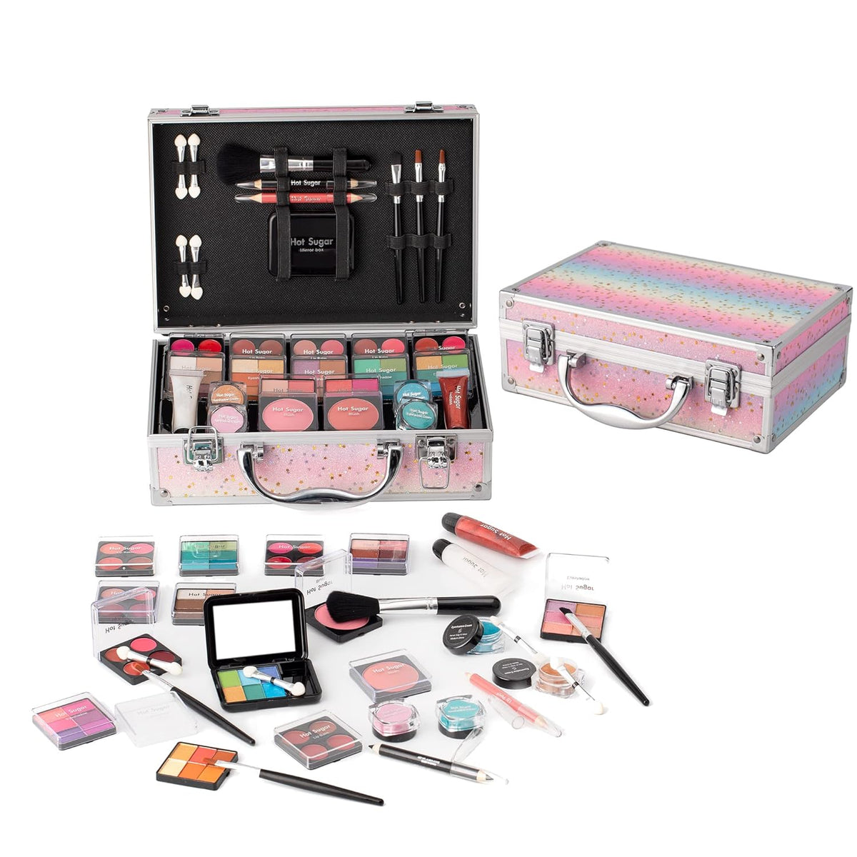 Makeup Kit for Teenager Girls Starter Cosmetics Set Rainbow