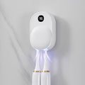 UV Toothbrush Sanitizer Holder Wall Mounted for Bathroom, Travel Toothbrush Case Design, Electric Toothbrush Holder with UVA+UVC Light & Fan Drying, USB Rechargeable Toothbrush Cleaner